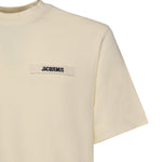 T-shirt in cotone con logo TSM00133AJ00226 150 JACQUEMUS 