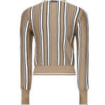 Maglia stile polo a righe 105809 A2UOL4Z PINKO 