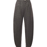 Pantaloni balloon in flanella 105735 A2SKZM7 PINKO 