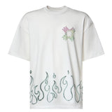T-shirt Ma Quad Flames in cotone AMTOJR1148 127 AMIRI 