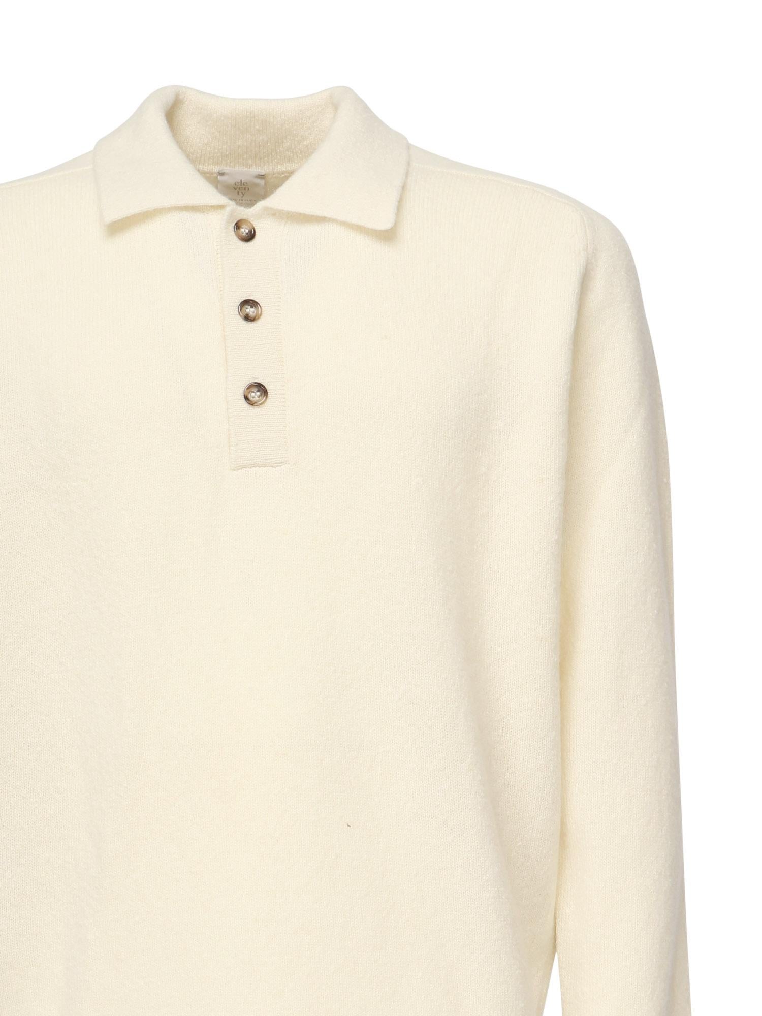 Polo in maglia cashmere L71MAGL05MAG0L063 02 ELEVENTY 
