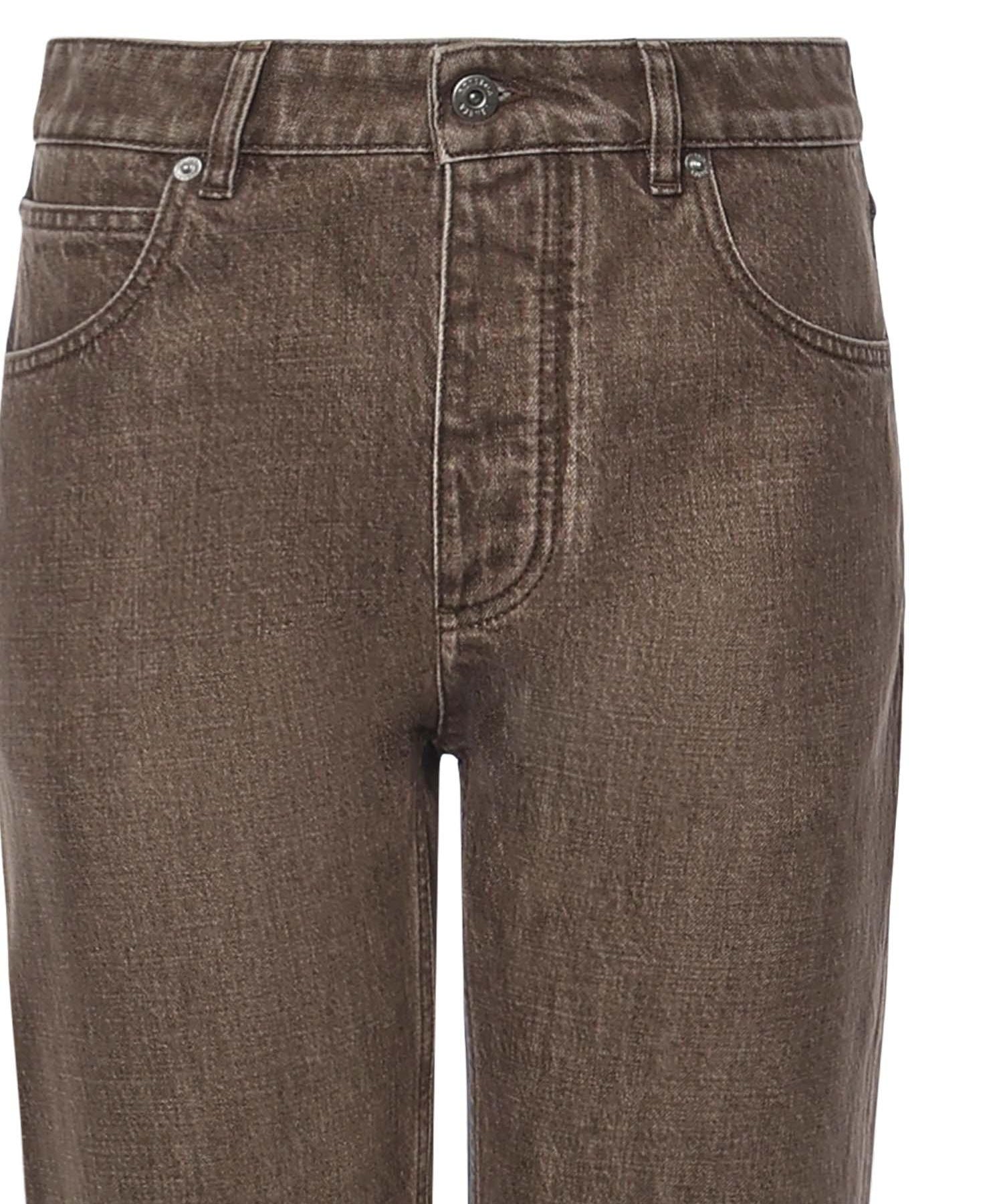 Jeans a gamba dritta in denim 841017 V4ZN02082 BOTTEGA VENETA 
