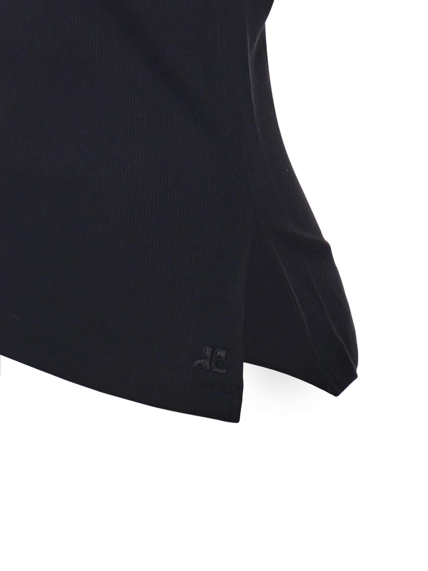Top Transverse in cotone anni '90 425JDE146JS0194 9999 COURREGES 