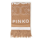 Sciarpa con logo Love Birds jacquard 105992 A2YOMZ2 PINKO 