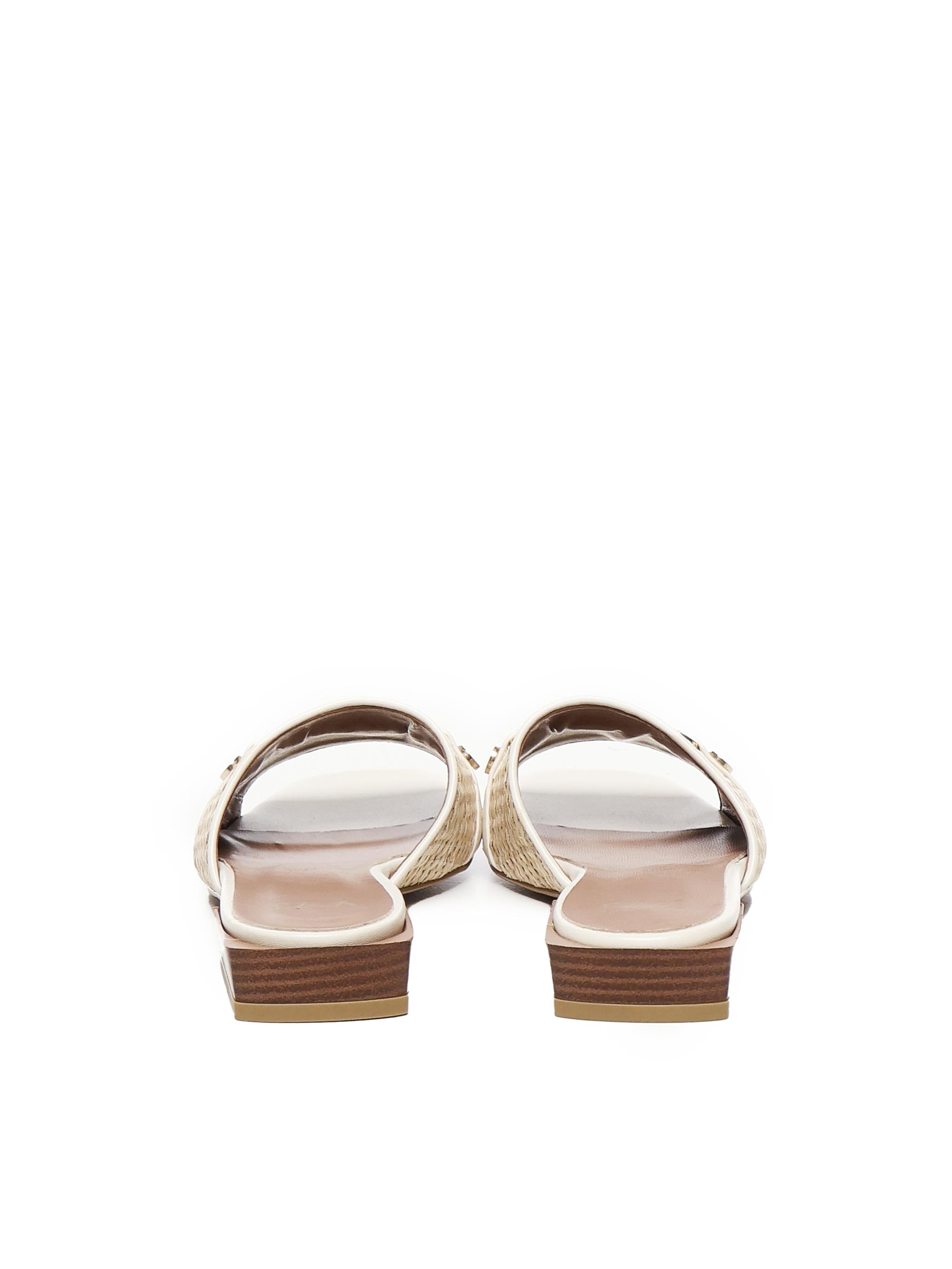 Ciabatta Esther Flat 73SC8VA01PAG ESTHER FLATNAT/OFFWHITE V° 73 