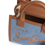 Borsa Vanity mini in denim e pelle VANMI001 01515L MC2 SAINT BARTH 