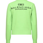 Maglione girocollo con logo 812107 T17143232 BALENCIAGA 