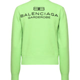 Maglione girocollo con logo 812107 T17143232 BALENCIAGA 