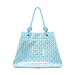 Shopper Aruba in PVC BYBS38A01A TURQUOISE BY BYBLOS 