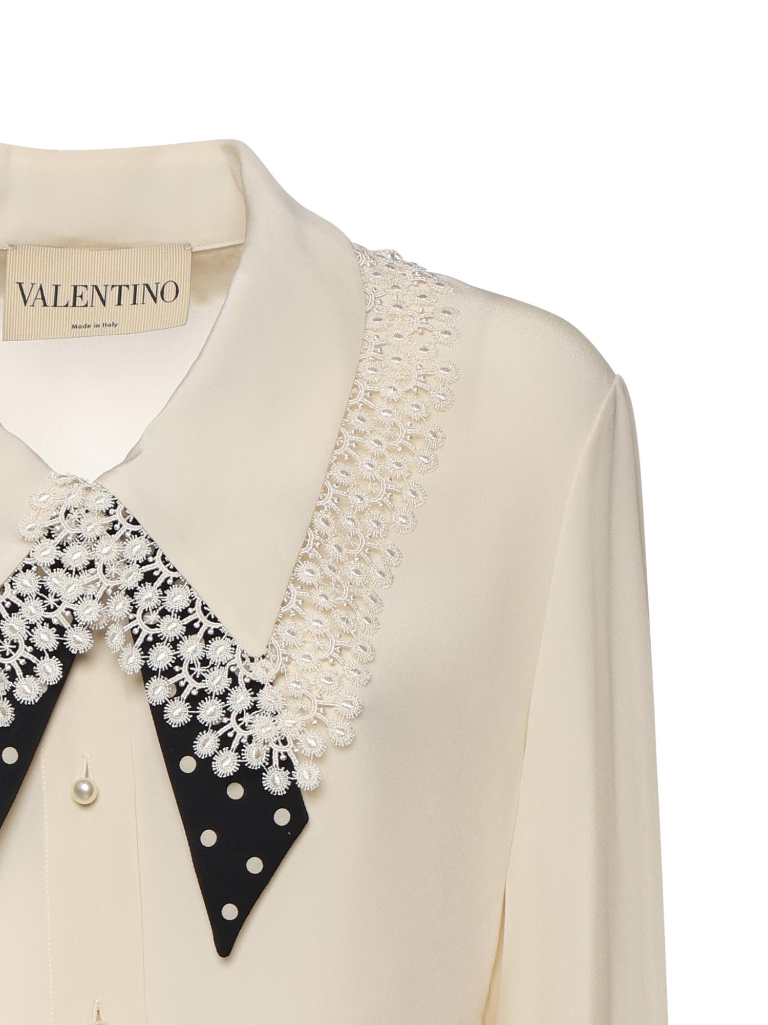 Camicia in crepe de chine 8B3AB855 21BAD6 VALENTINO GARAVANI 