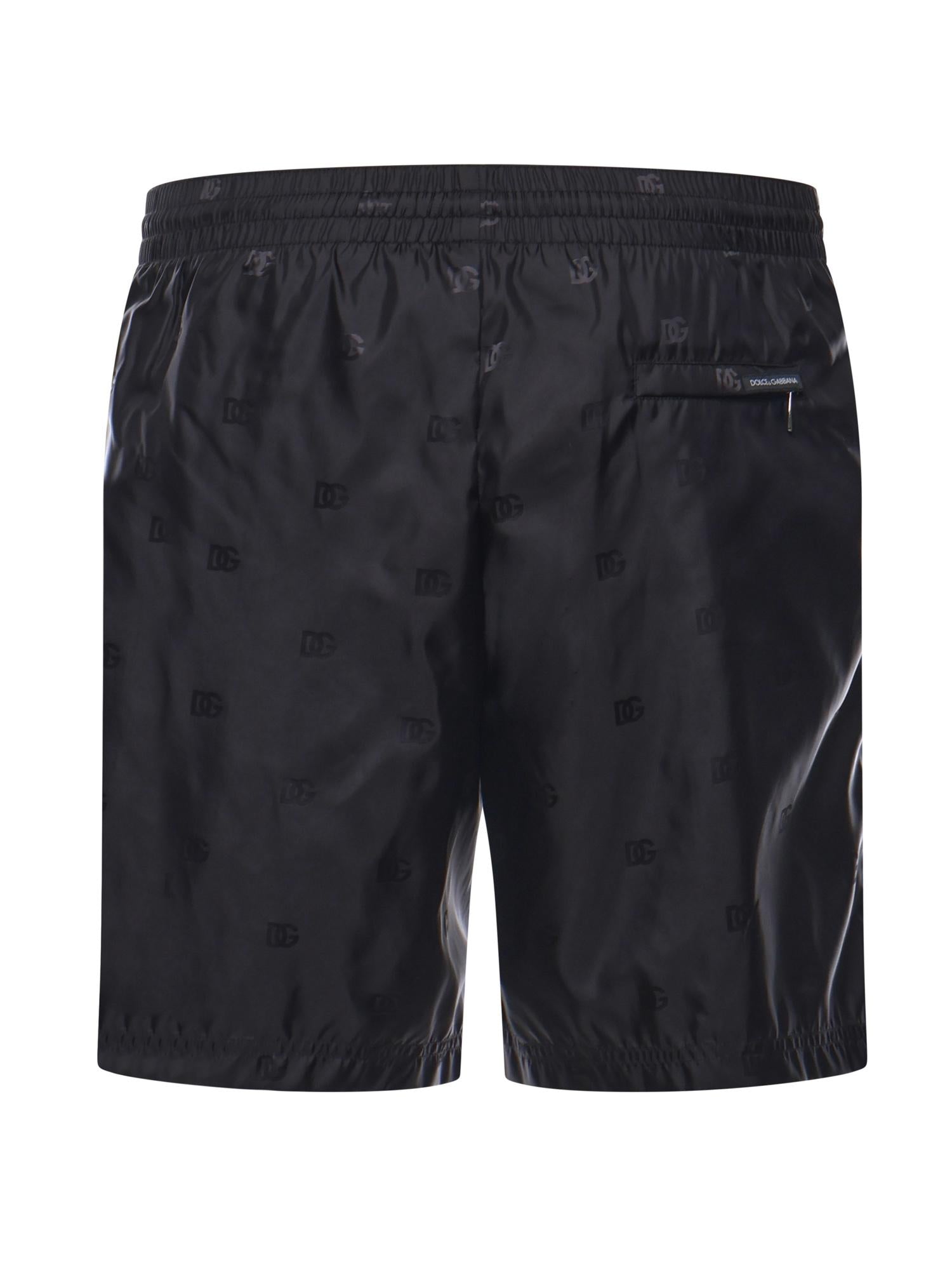 Boxer da mare con logo M4A13T FJSDDN0000 DOLCE & GABBANA 