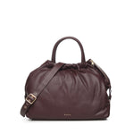 Borsa in pelle con logo BIBP9E701 PRUGNA BIASIA 