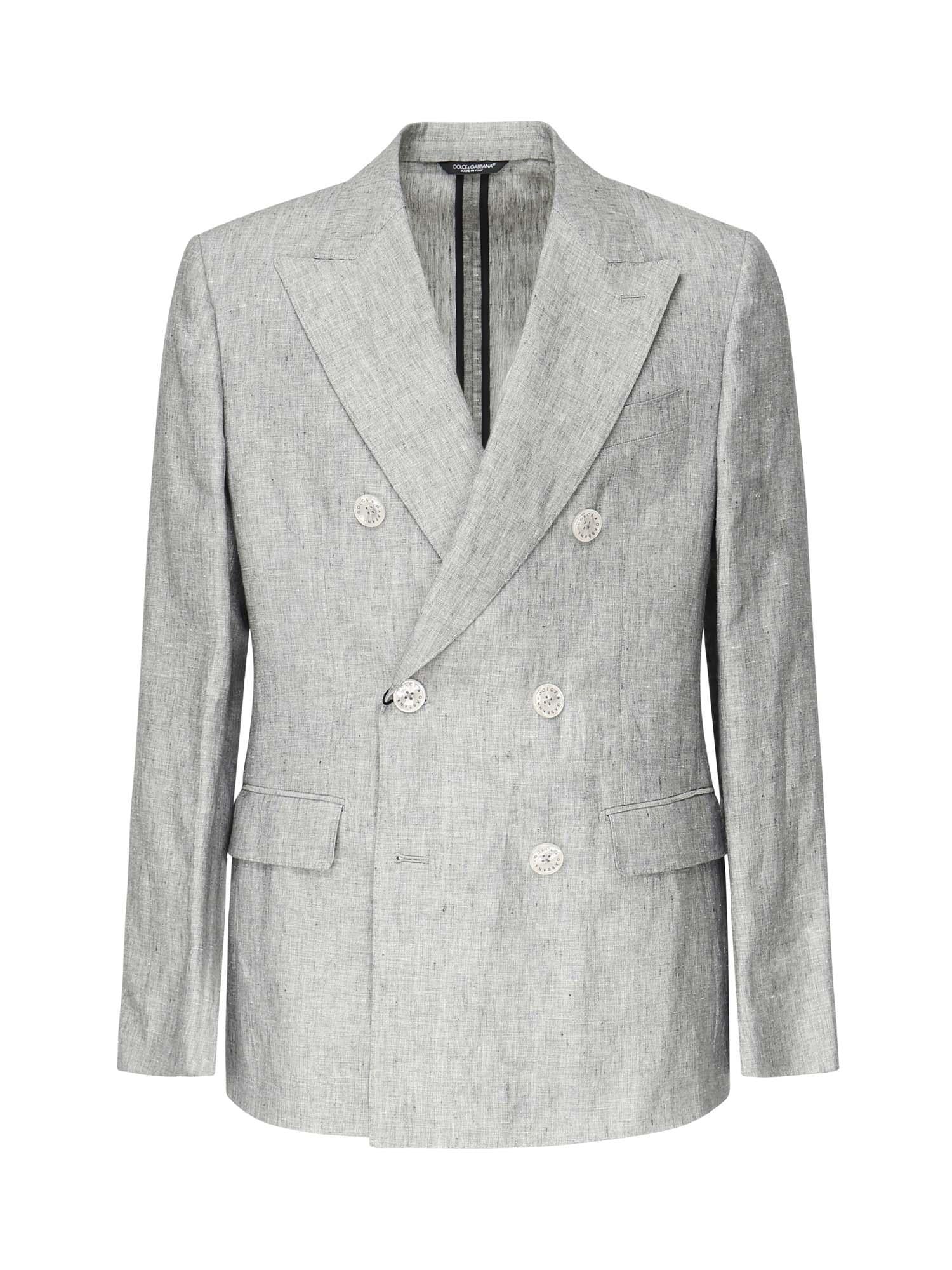 Giacca doppiopetto Sicilia light G2QS7T FU4MFS8290 DOLCE & GABBANA 