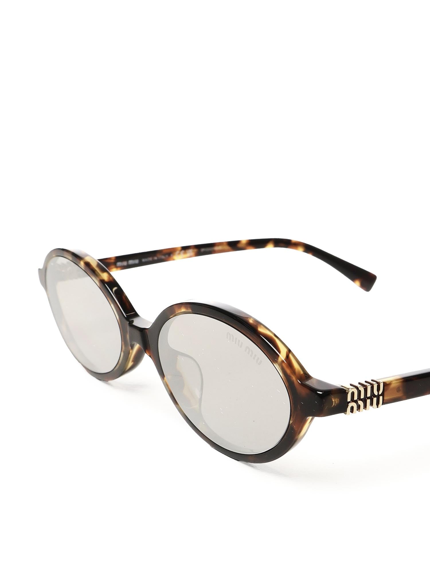 Occhiali da sole ovali Miu Regard MU04ZSF VAU07F50 MIU MIU 