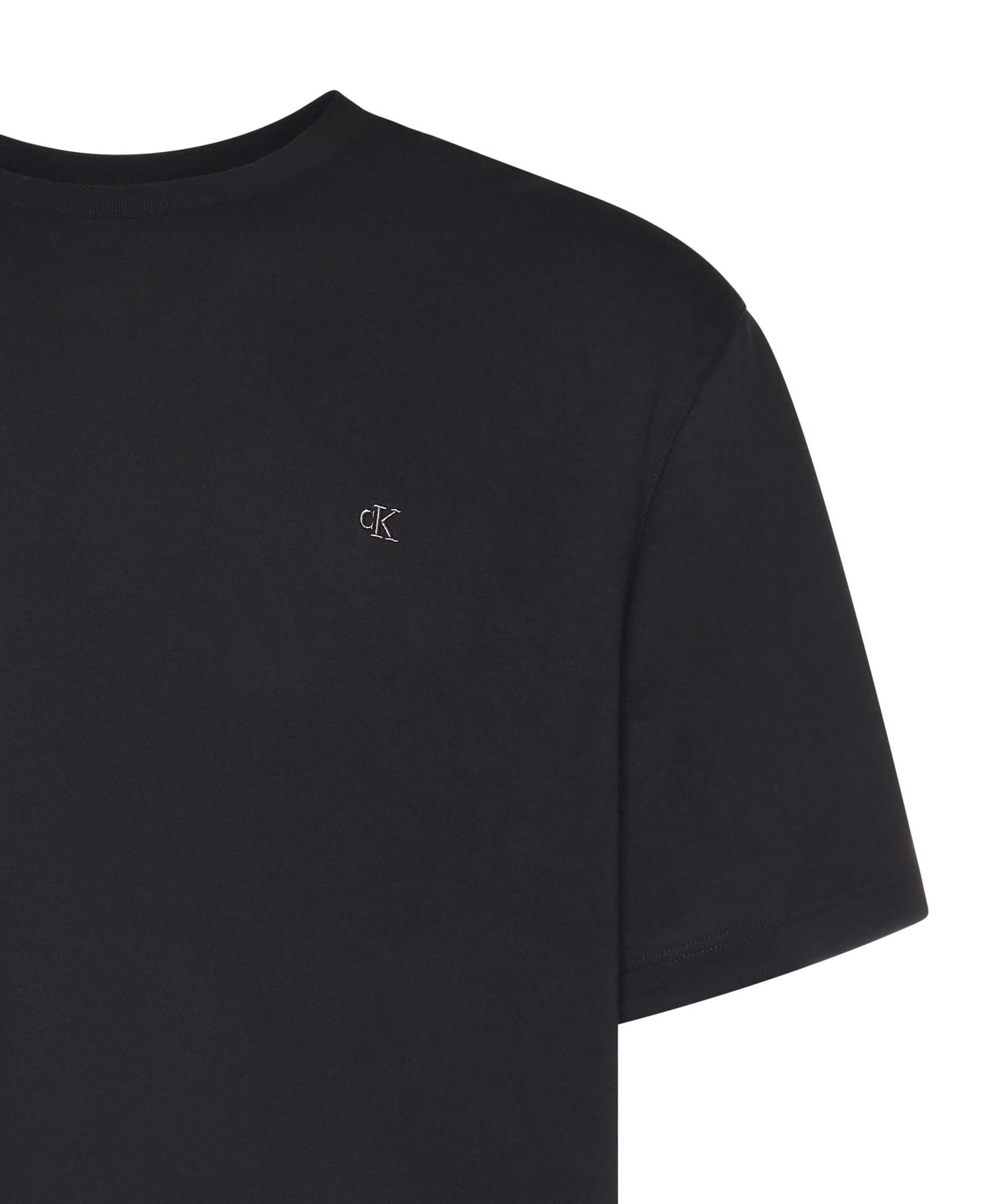 T-shirt in cotone con logo LV04LB275G UB1 CALVIN KLEIN 