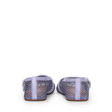 Ballerine flat in rete e pelle scamosciata AA3A029TK061 452 ALAIA 