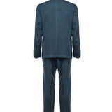 Abito doppio petto in puro lino<BR/> VL7251MF18P FL257181P SANTANIELLO 