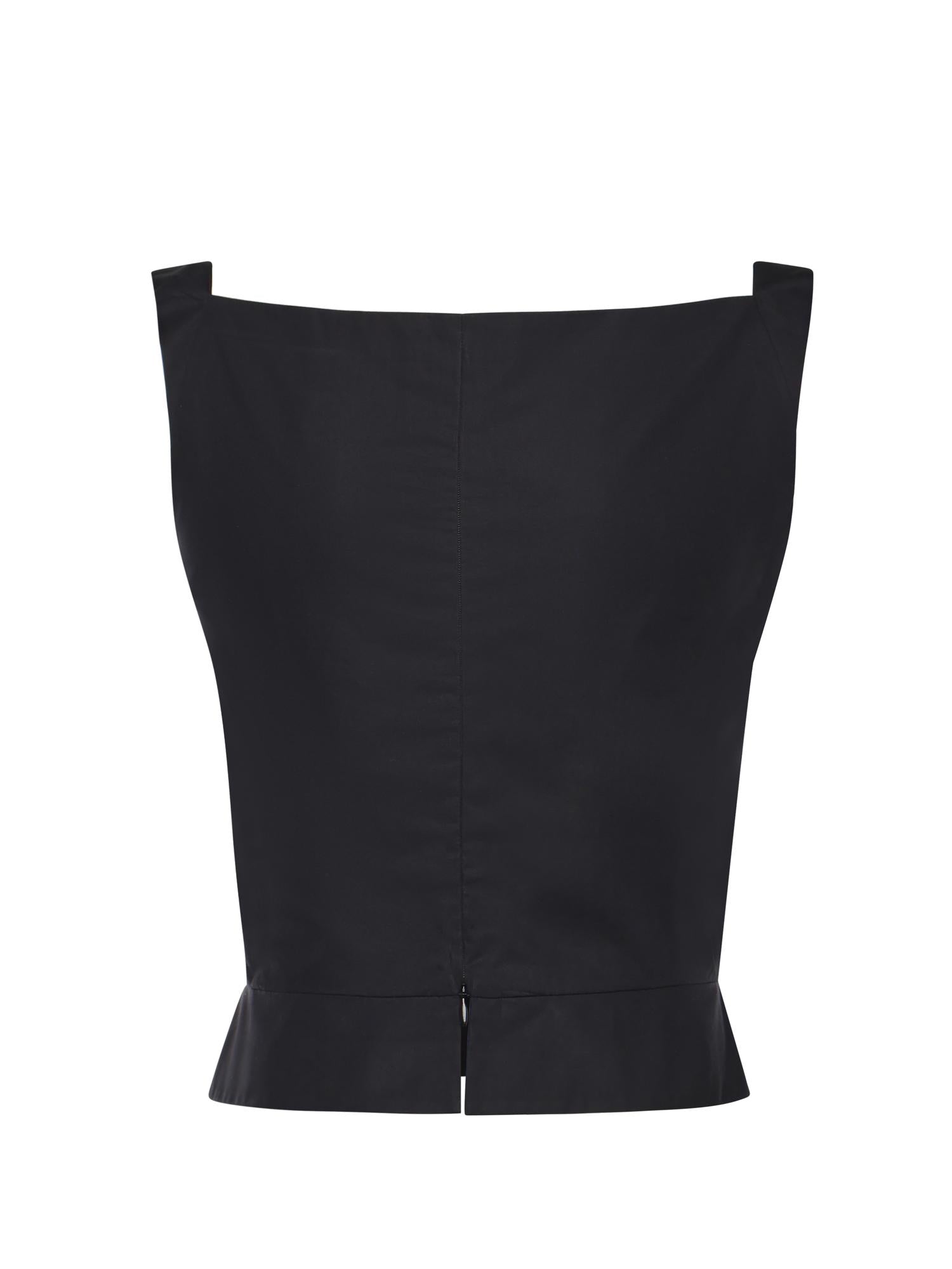 Top Sunday in cotone 1505000M W009QN401 VIVIENNE WESTWOOD 