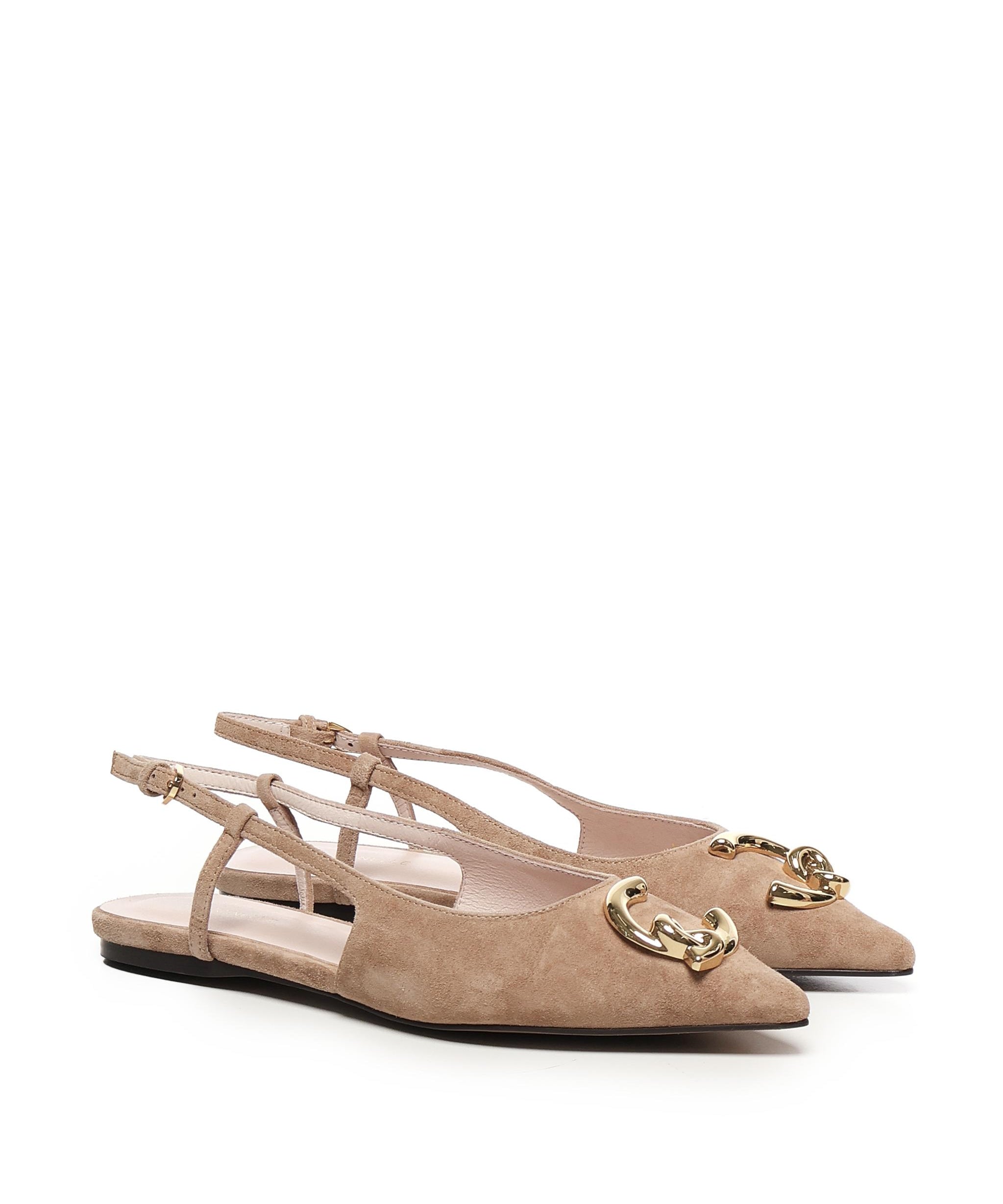 Slingback flat C-Me in suede E4SB2210201 N71 COCCINELLE 