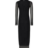 Vestito midi in cotone leggero 105154 A2LSZ99 PINKO 