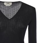 Maglia in lana con logo FS9741 AVFEF0GME FENDI 