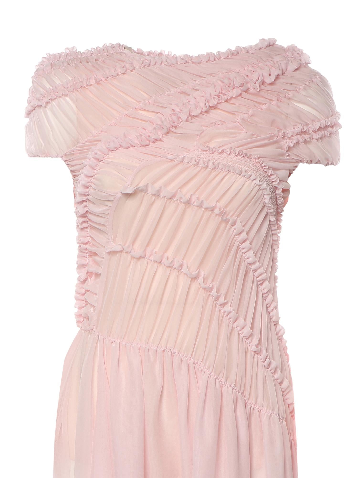 Abito midi in mussola di seta 317526  MAGDA BUTRYM 