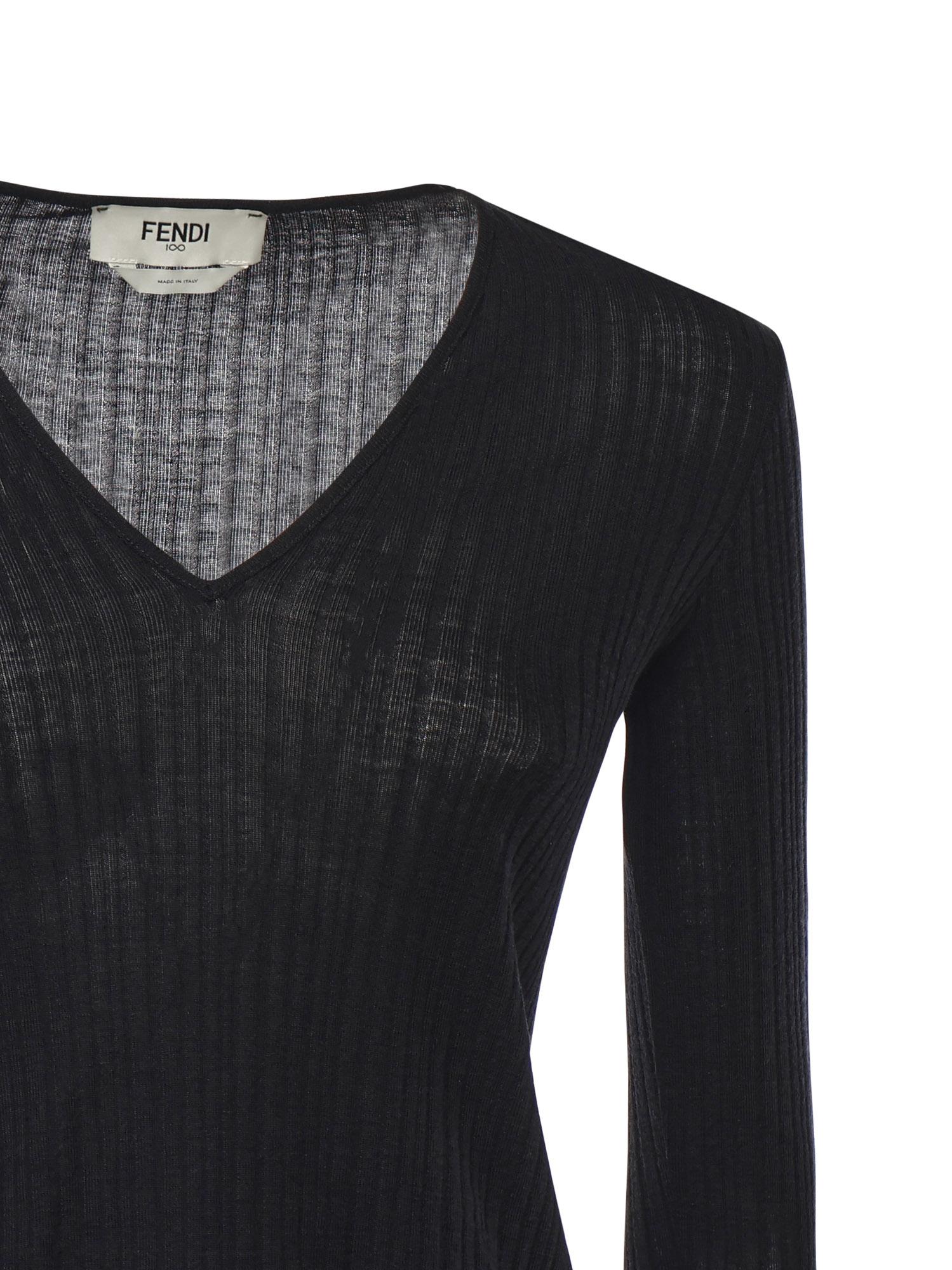 Maglia in lana con logo FS9741 AVFEF0GME FENDI 
