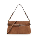 Borsa a spalla media Belt Bag in suede 106176 A0F6L17Q PINKO 