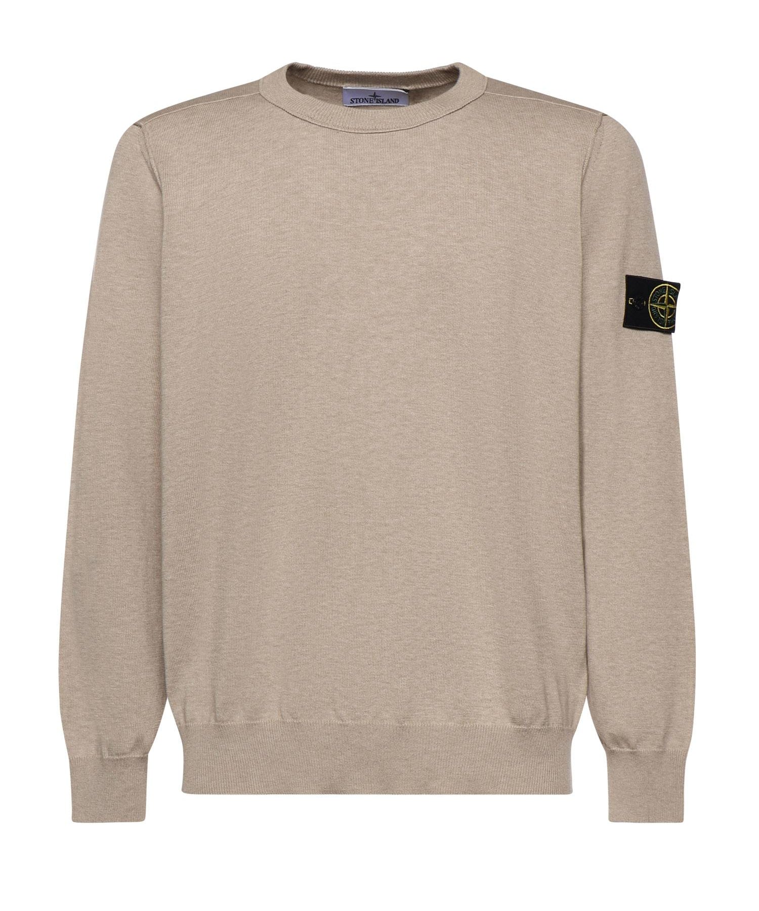 Maglione in cotone con logo L1S155100053 S00B2V0M9A STONE ISLAND 