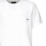T-shirt con logo ricamato NPMB3501280UCX B001 FAY 