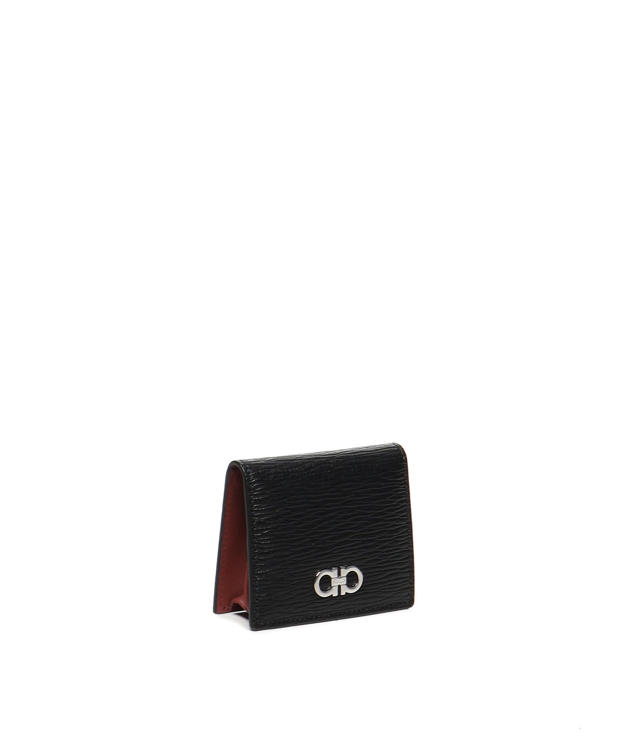 Portafoglio Gancini in pelle goffrata 66A137 688857006 FERRAGAMO 