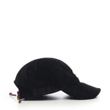 Cappello da baseball in velluto 5HC369 2CUAF034S MIU MIU 