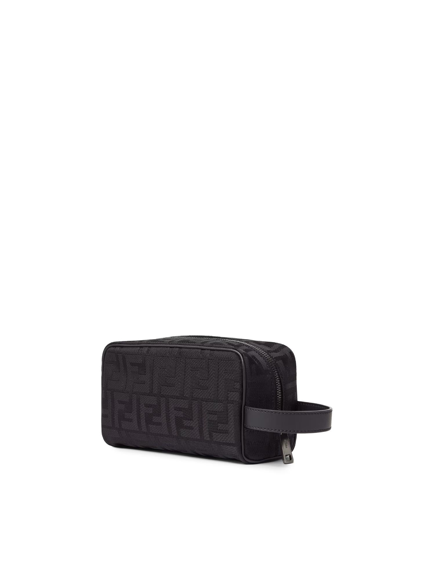 Beauty case small in Nylon FF Jacquard 7N0151 AVC6F1USQ FENDI 
