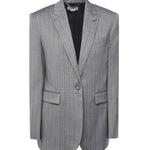 Giacca monopetto con motivo gessato 650139 3GR6501202 STELLA McCARTNEY 