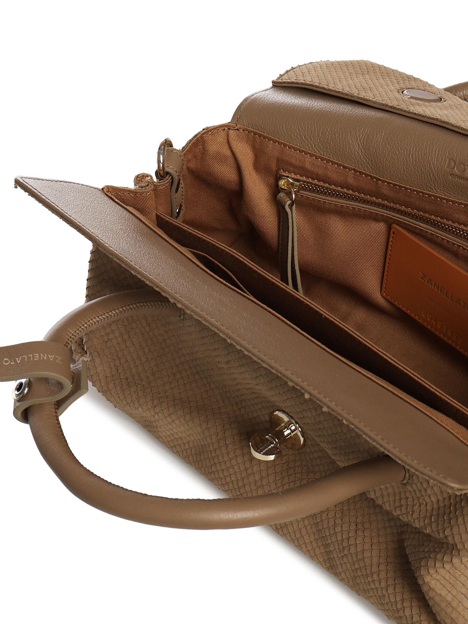 Bosa Dotta small in pelle<BR/> 068750 -2200000Z0222 ZANELLATO 