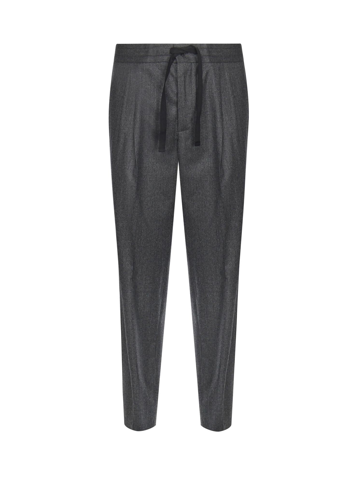 Pantaloni in stuoia di lana mélange GP12PT FURNCN0141 DOLCE & GABBANA 