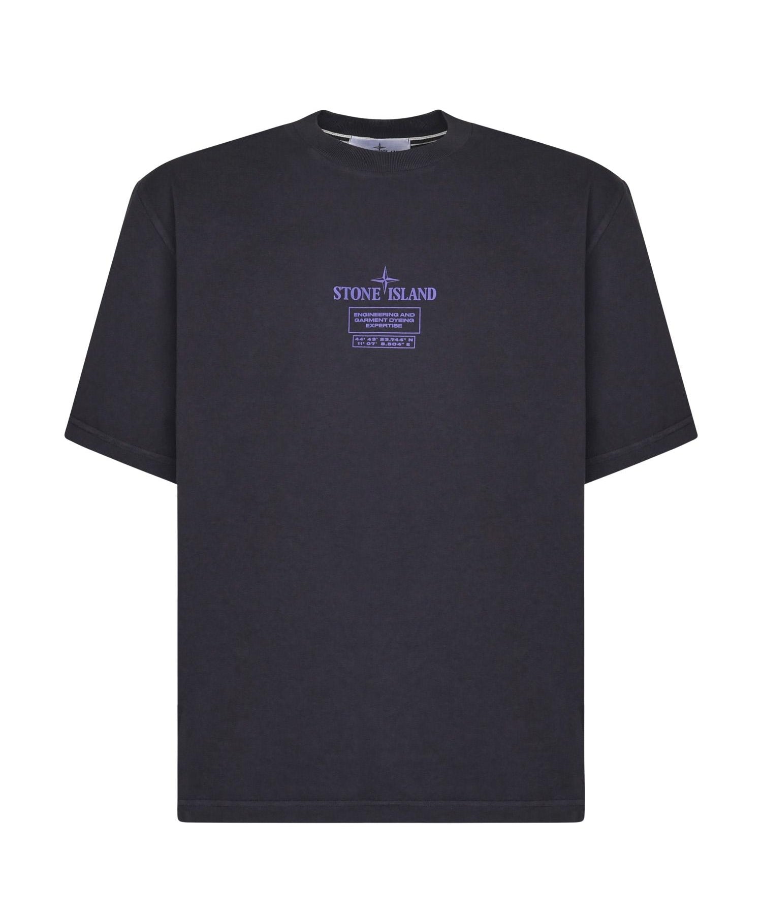 T-shirt con con stampa '02 Industrial Logos' K2S152100037 S0193V0026 STONE ISLAND 