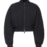 Giacca bomber con maiche a palloncino T162015A TNC171BLACK THE ANDAMANE 