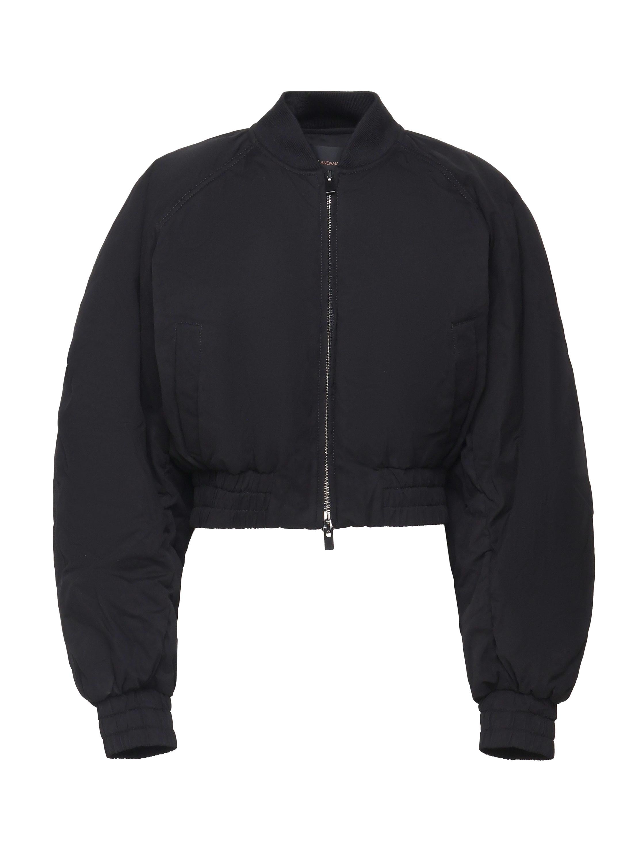 Giacca bomber con maiche a palloncino T162015A TNC171BLACK THE ANDAMANE 