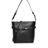 Borsa a spalla media Bucket Belt Bag in pelle 106339 A0QOZ99Q PINKO 