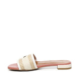 Ciabattine Janette<BR/> 73SC8VD02PAG JANETTEOFF WHITE/NATUR V° 73 