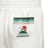 Pantaloncini in seta Montagne Ondulee<BR/> MPF25TR012 03 CASABLANCA 
