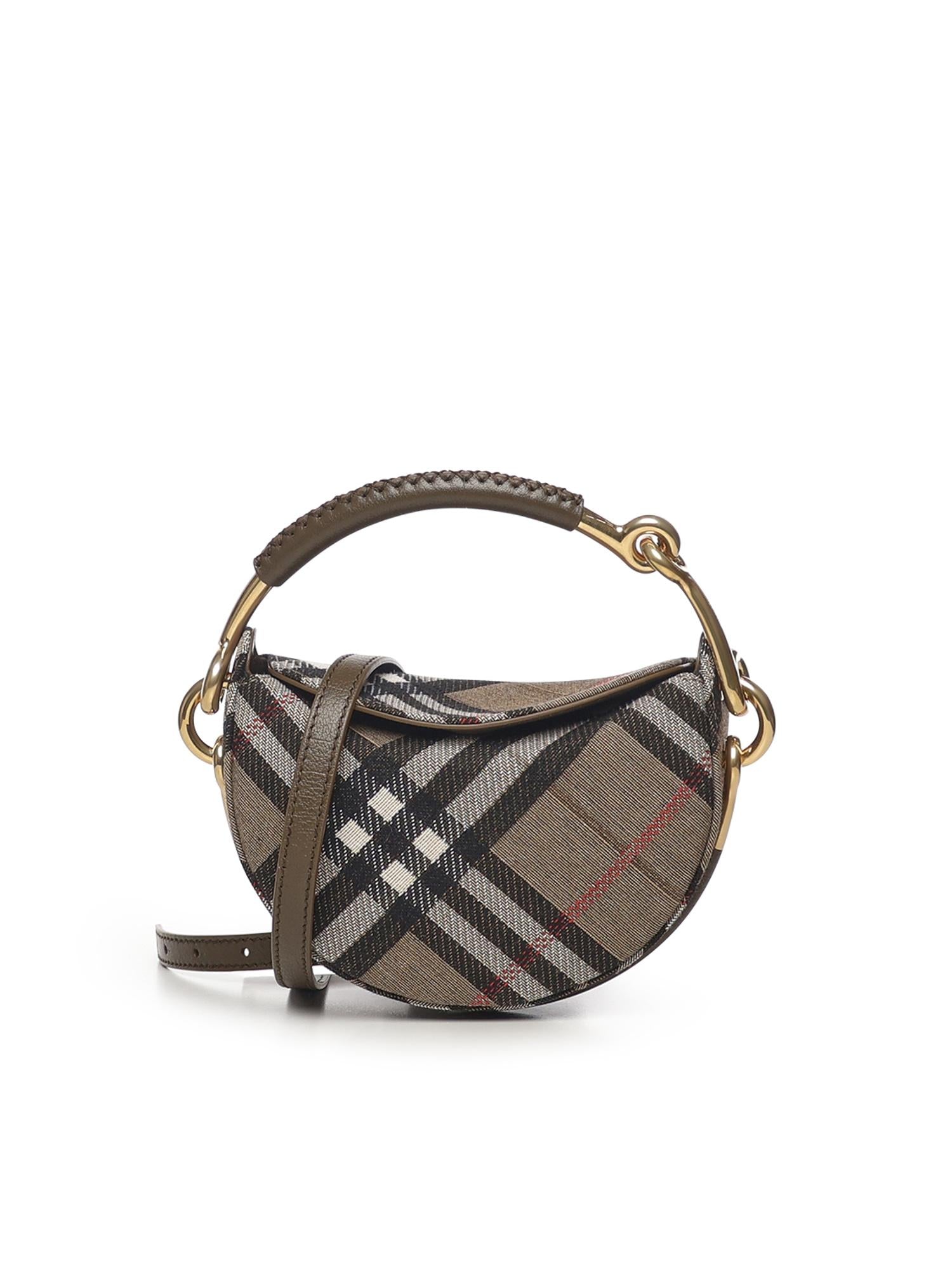 Clutch Bridle in canvas Check 8116866 C1751 BURBERRY 