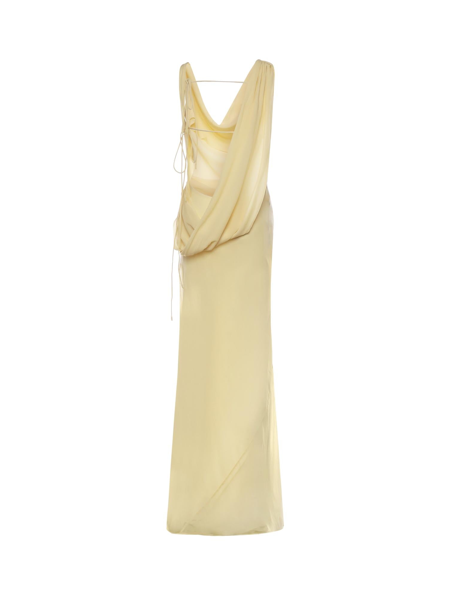 Abito lungo Minerva T190139A TNS038VANILLA THE ANDAMANE 