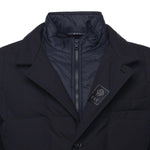 Piumino corto double front in canvas mélange NAM45510210XOB U807 FAY 