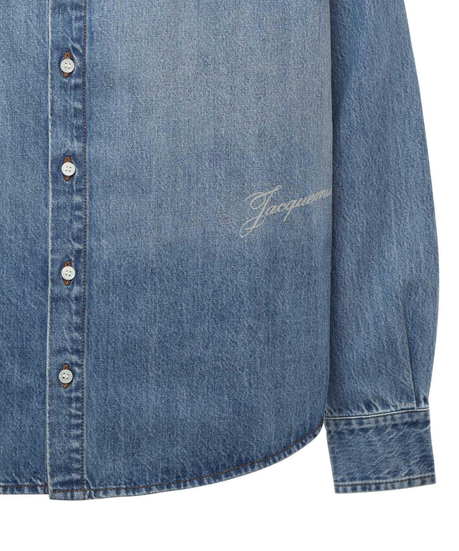 Camicia "La chemise de-Nîmes Simon" in denim 25HSHM00545AD00017 33C JACQUEMUS 