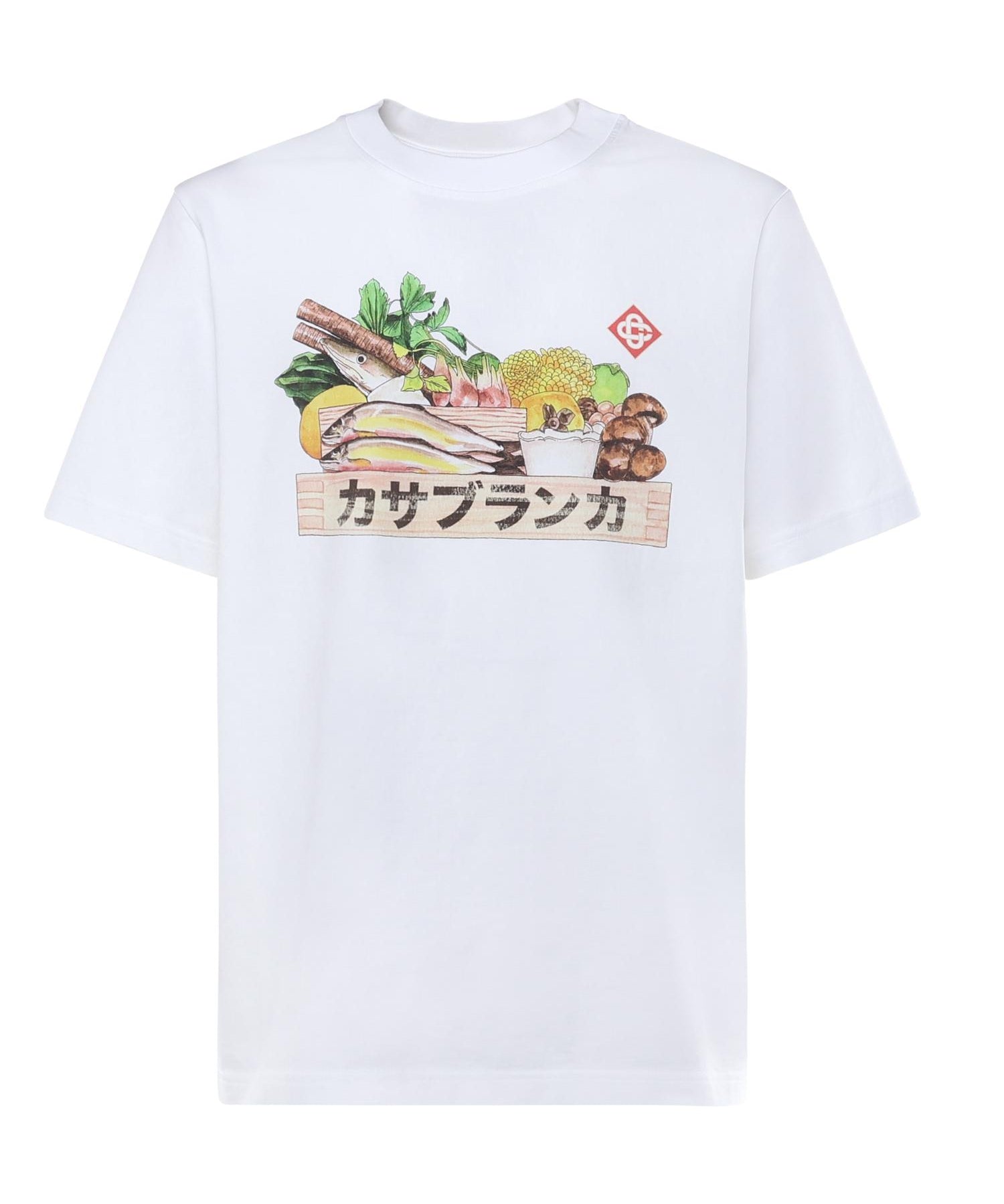 T-shirt con stampa in cotone MAW25JTS001 03 CASABLANCA 