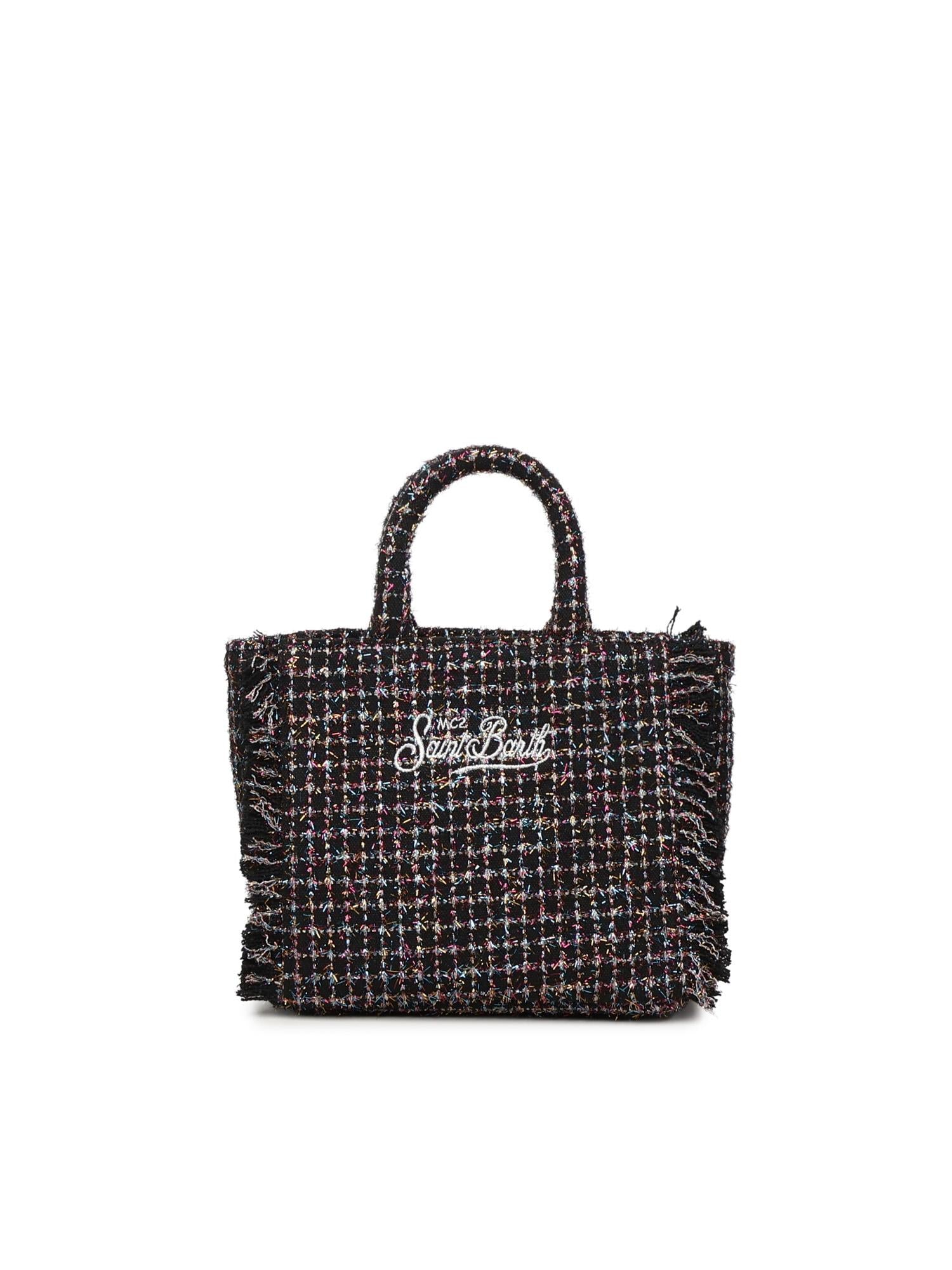 Mini bag Vanity tweed con logo VAMI026 01374I MC2 SAINT BARTH 