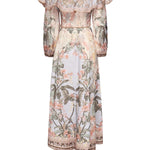 Abito midi Wylie con stampa 1718DRS251 BUF ZIMMERMANN 