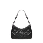 Borsa trapuntata con logo<BR/> JC4152PP1MLA0 00B LOVE MOSCHINO 